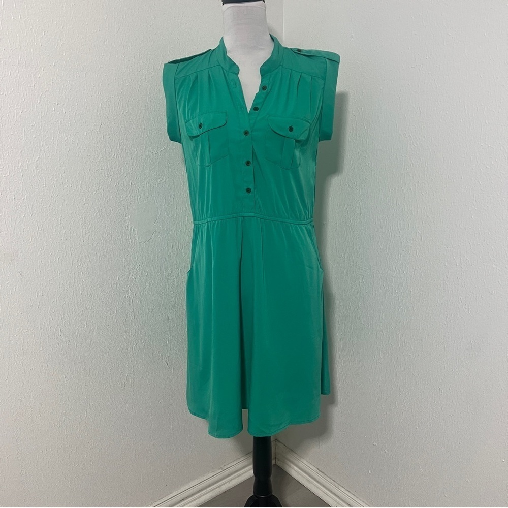 Speed Control NY Women’ Medium Sleeveless Dress with Pockets Pleated Lightweight